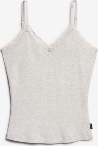 Superdry Top 'Essential' in Grey: front