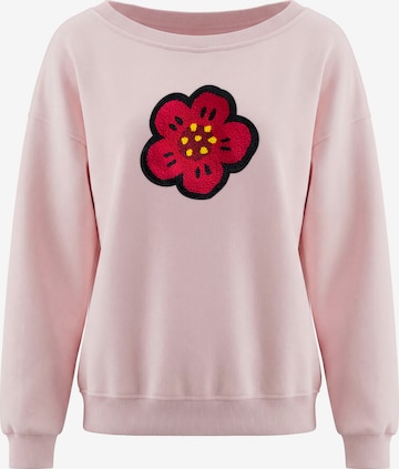 Sweat-shirt MYMO en rose : devant