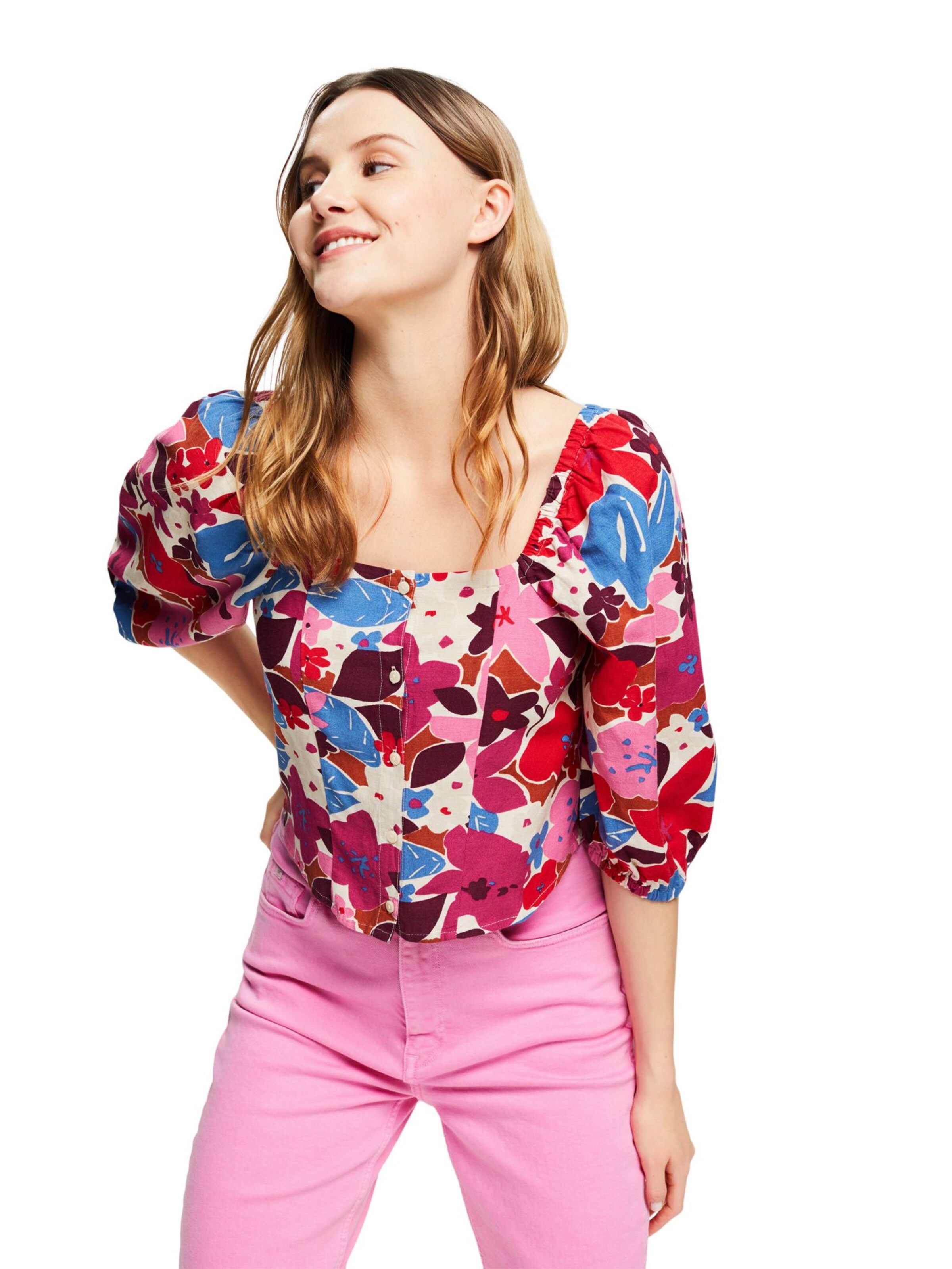 Frauen Blusen & Tuniken EDC BY ESPRIT Bluse in Mischfarben - TL79083 Frauen Blusen & Tuniken EDC BY ESPRIT Bluse in Mischfarben - TL79083