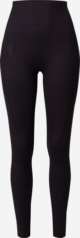 Skinny Pantalon de sport 'Movement' On en noir : devant