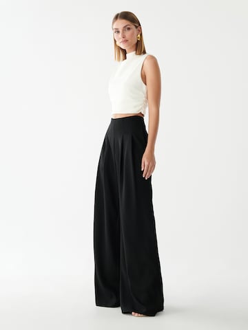 BWLDR Wide Leg Hose 'BROOK' in Schwarz