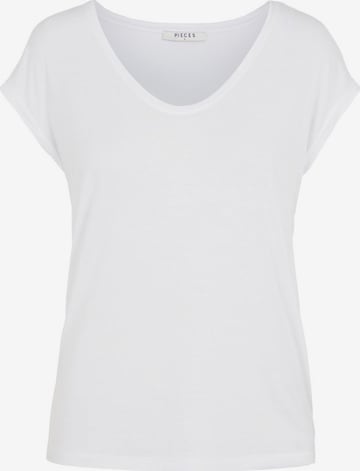 T-shirt 'Billo' PIECES en blanc : devant