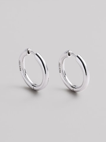 REYTEL Earrings 'THE HOOP M' in Silver