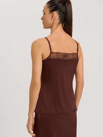 Hanro Top 'Elia' in Brown