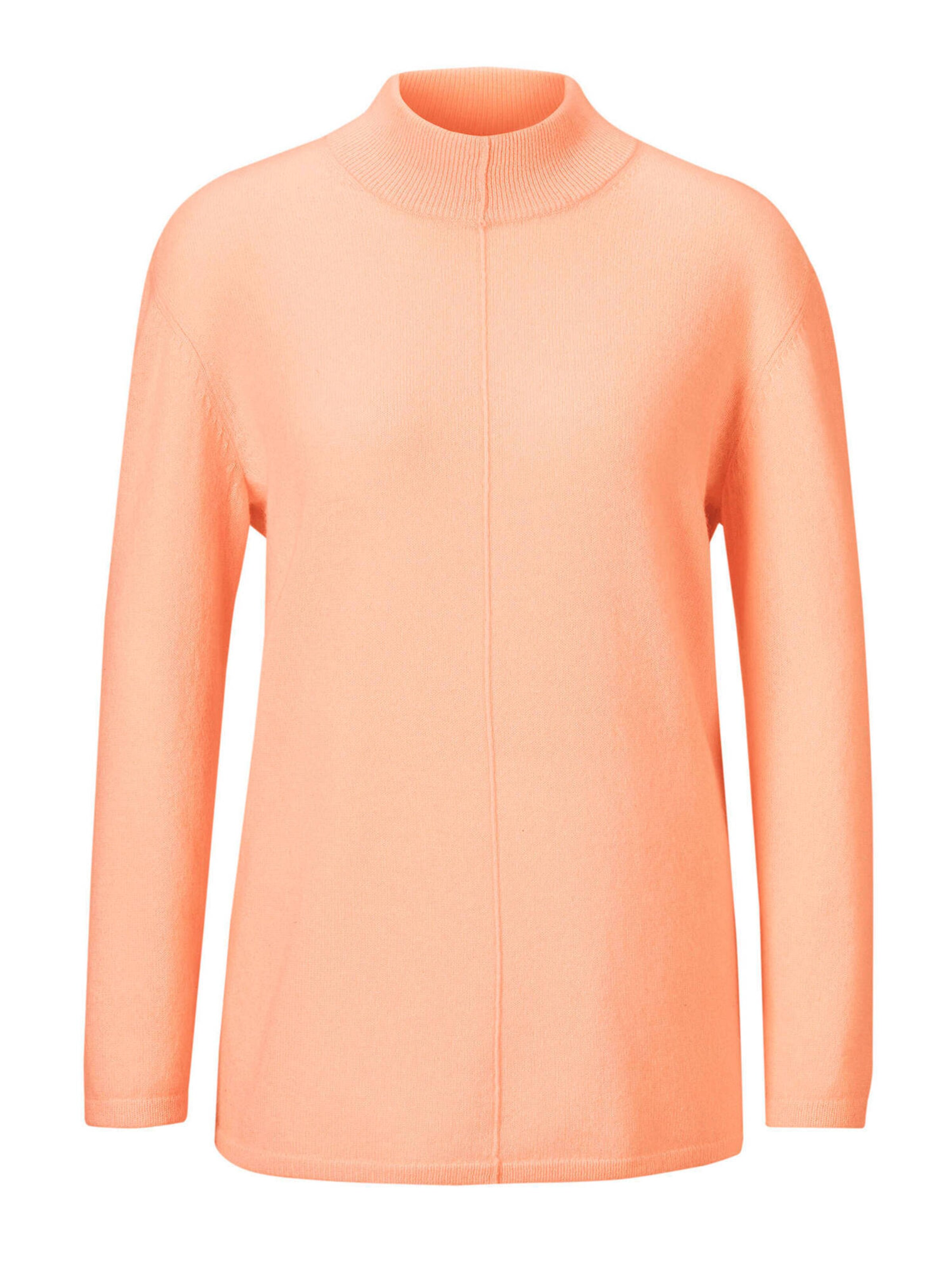 Goldner Pullover in Orange: Vorderseite