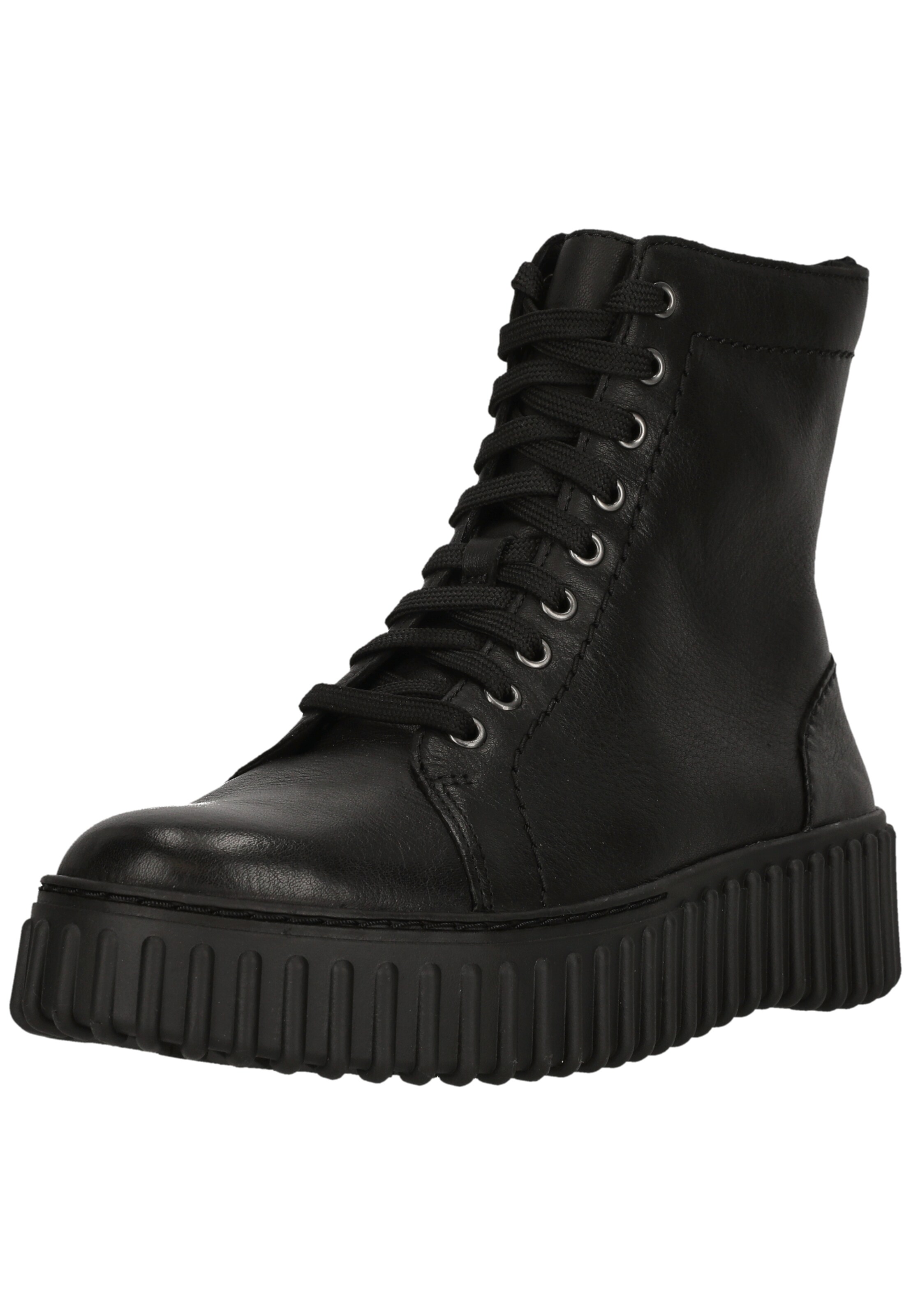 CLARKS Lace-up boot 'Torhill Rise' in Black: front