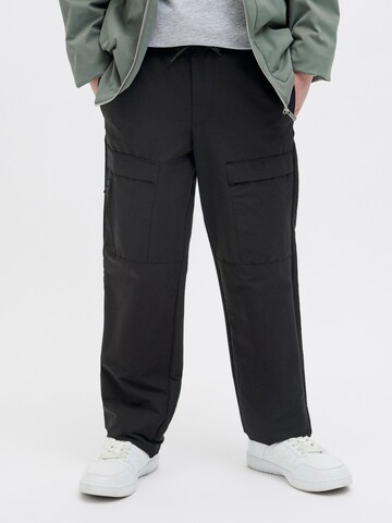 Regular Pantalon Jack & Jones Junior en noir : devant