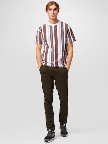 Cotton On Shirt 'DOWNTOWN' in Brown