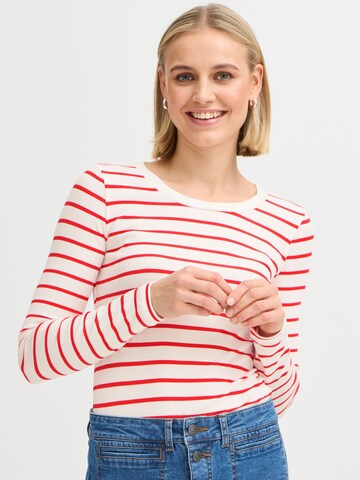 Fransa Shirt 'Hizamond' in Red: front