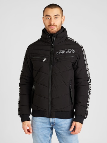 CAMP DAVIDZimska jakna - crna boja: prednji dio