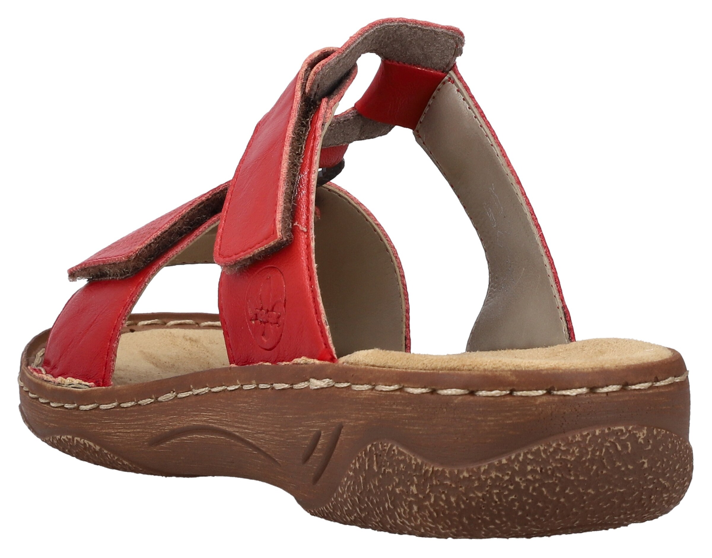 Rieker Mules in Red