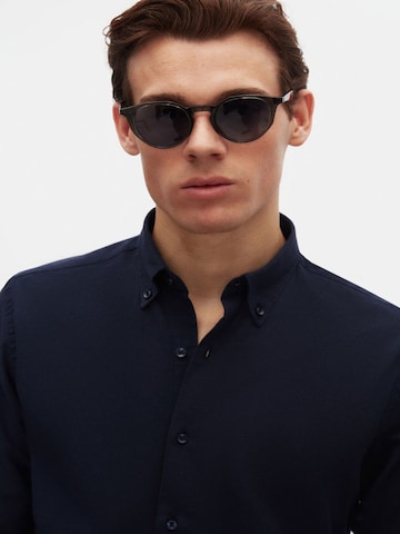 D’S Damat Regular fit Overhemd in Blauw