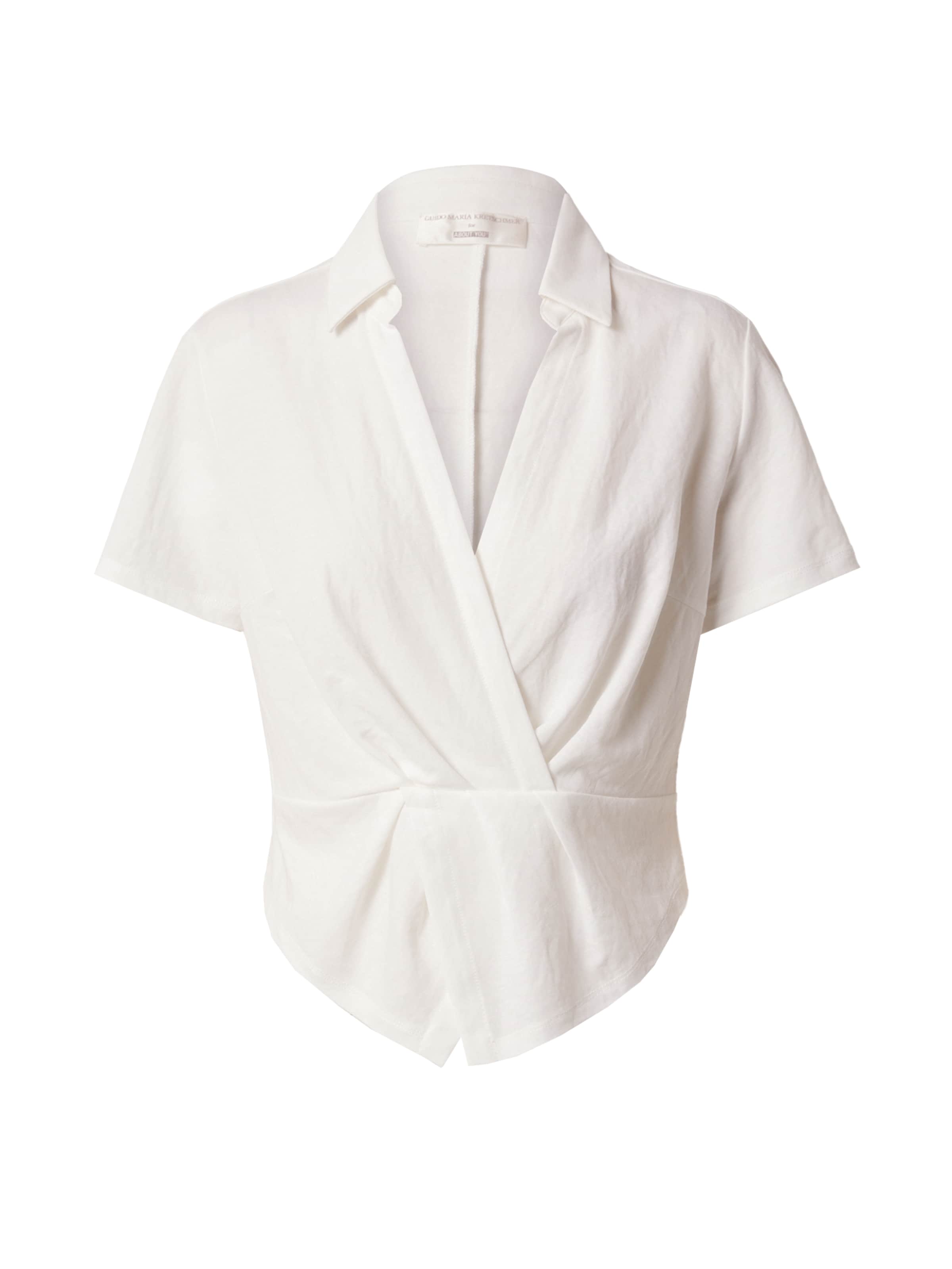 Guido Maria Kretschmer Women T-shirt 'Stella' i vit: framsida