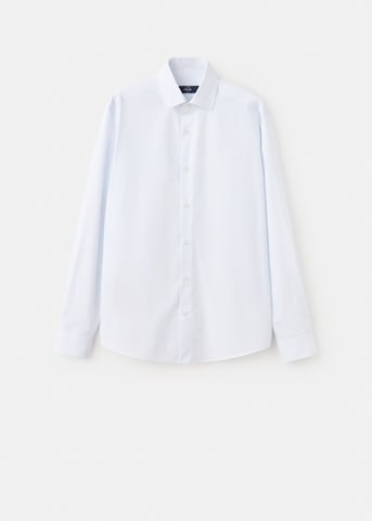 MANGO MAN Slim Fit Hemd 'Vecchia' in Weiß