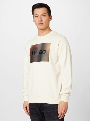 HUGO Red Sweatshirt in White: front