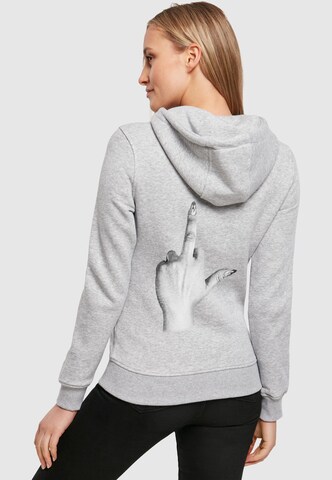 Mister Tee Sweatshirt 'I Don't Give A' i grå: framsida