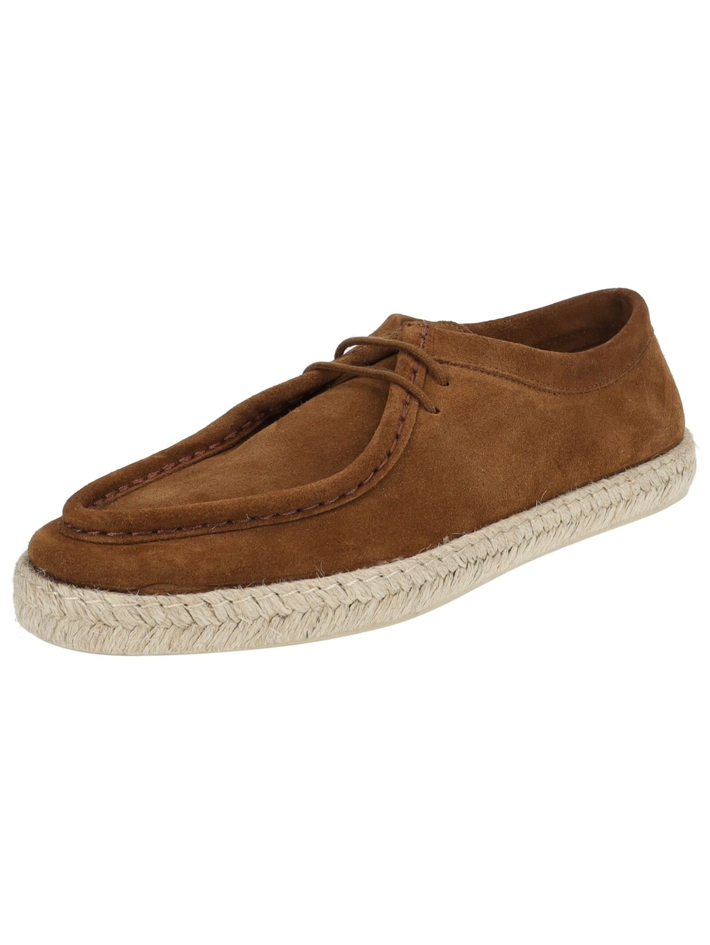 GEOX Schnürschuh in Braun: Vorderseite