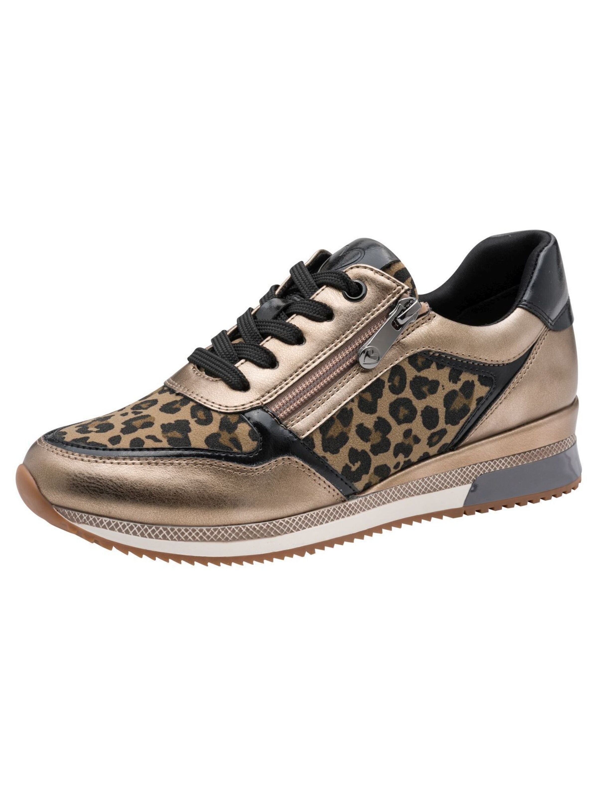 MARCO TOZZI Sneakers laag in Brons: voorkant