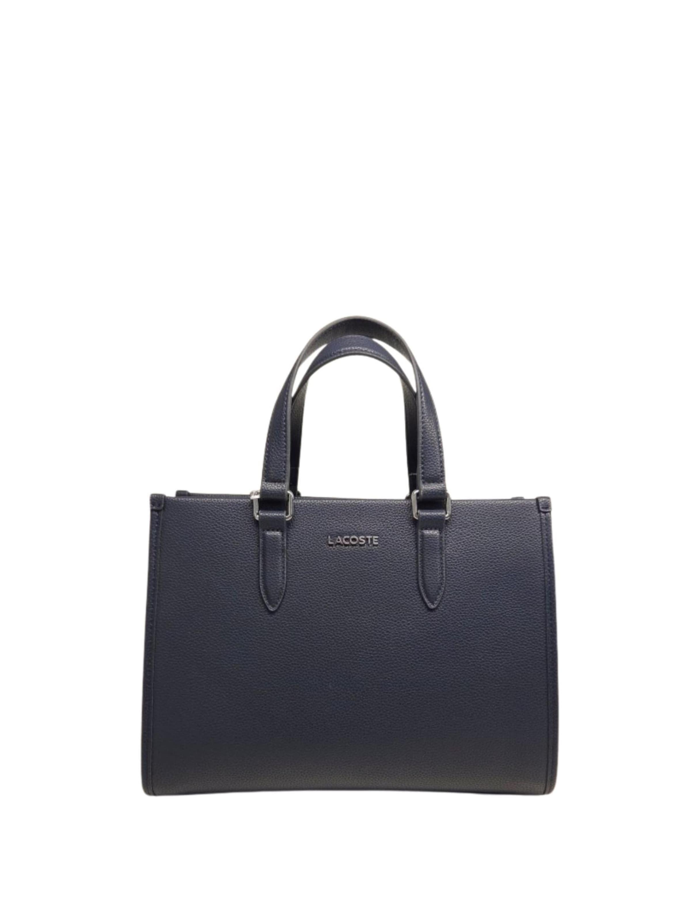 Sacs à main 'Elegance' LACOSTE en bleu : devant