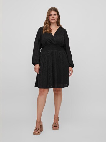 Vila Curve Kleid 'Stevia' in Schwarz