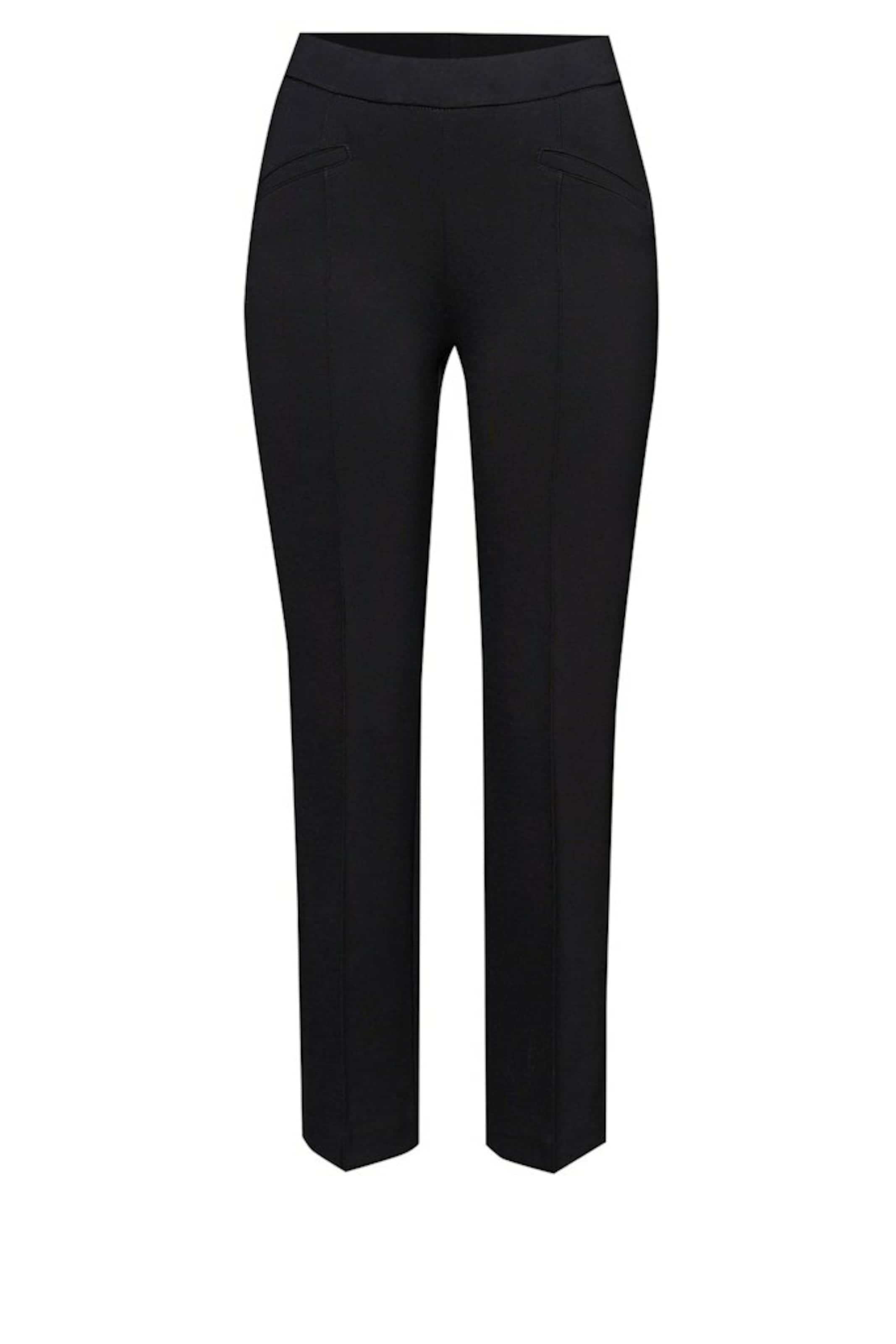 TONI Regular Trousers in Black: front