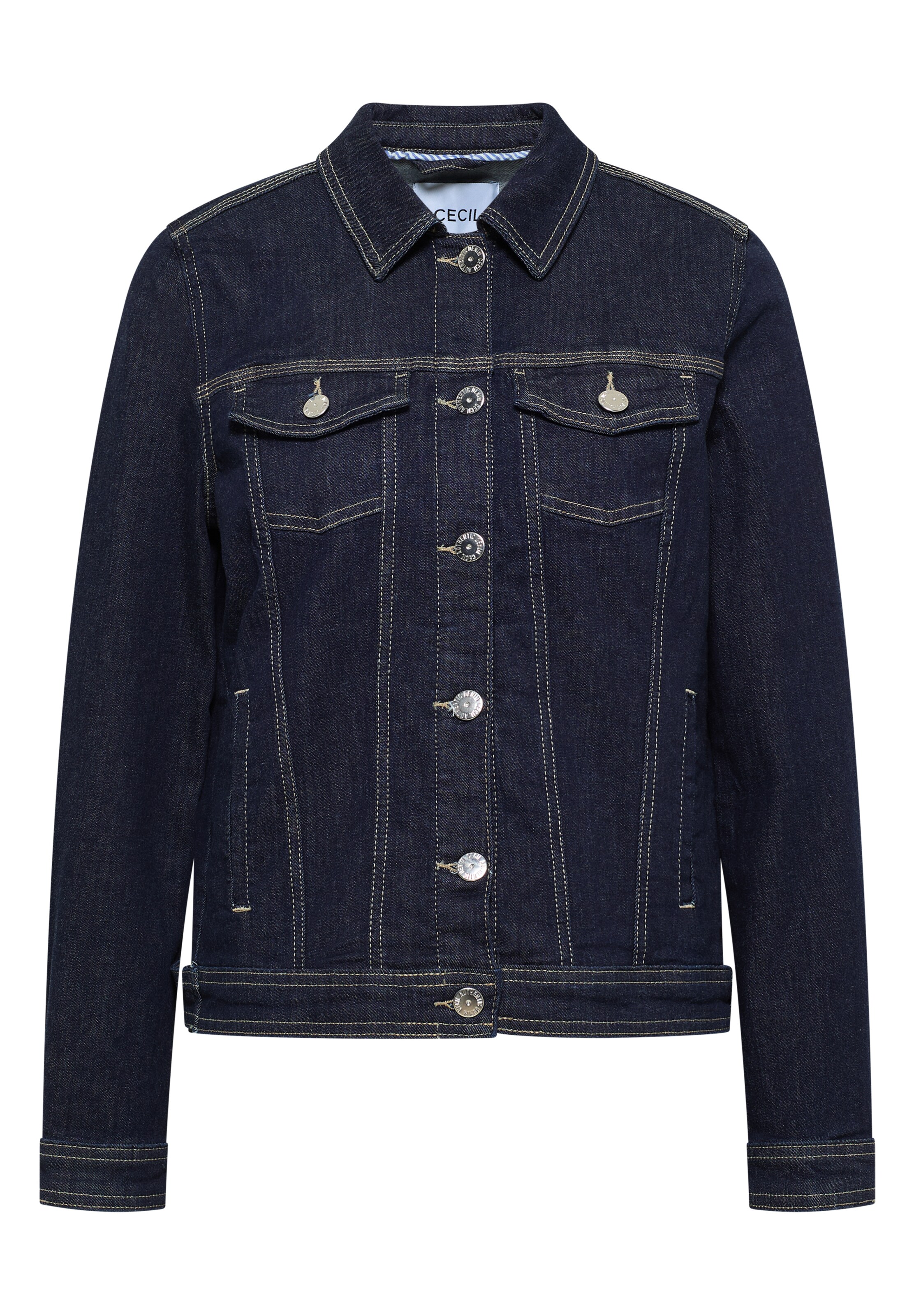 CECIL Between-Season Jacket in Blue: front