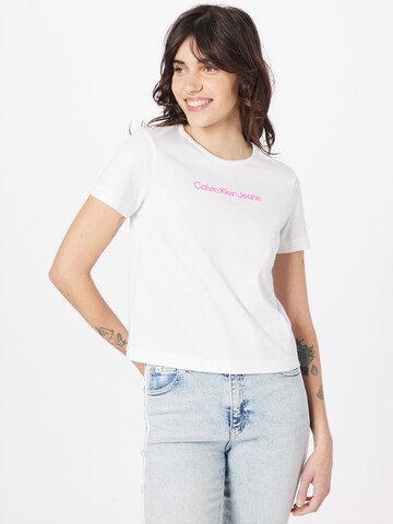 Calvin Klein Jeans - Camisa em branco: frente