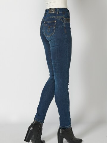 Coupe slim Jean KOROSHI en bleu