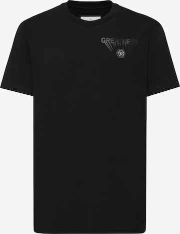 Philipp Plein Shirt 'Greatness' in Zwart: voorkant