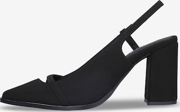 nae Vegan Shoes Remmiavokkaat 'EMBER' värissä musta: etupuoli