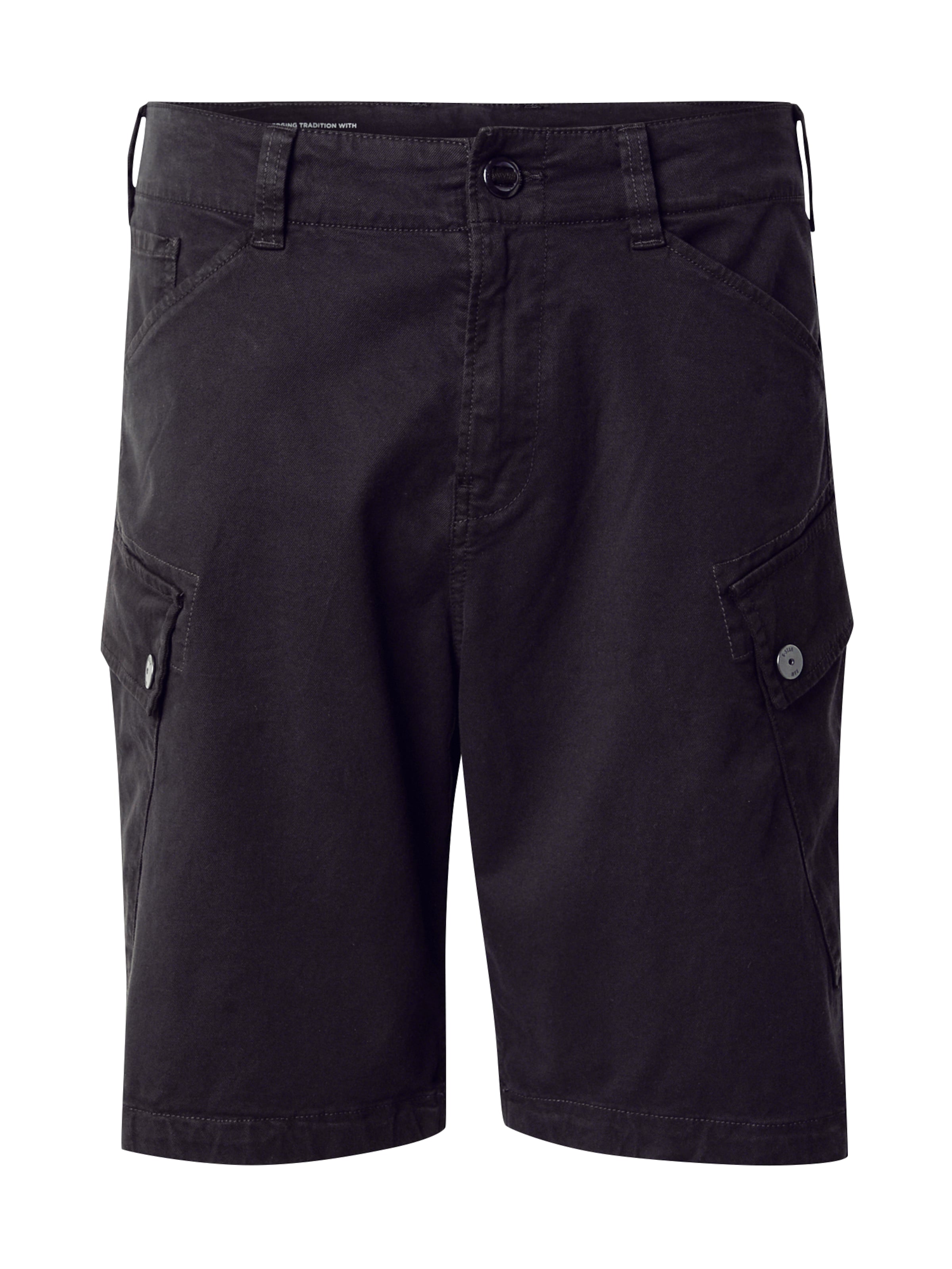 G-STAR Regular Карго панталон 'Roxic' в черно: отпред