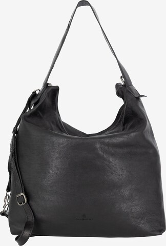 DreiMaster Vintage Shoulder Bag 'Takelage' in Black: front
