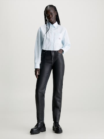 melns Calvin Klein Jeans Piegulošs Džinsi 'Authentic'