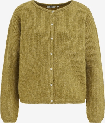 WE Fashion Strickjacke in Grün: Vorderseite