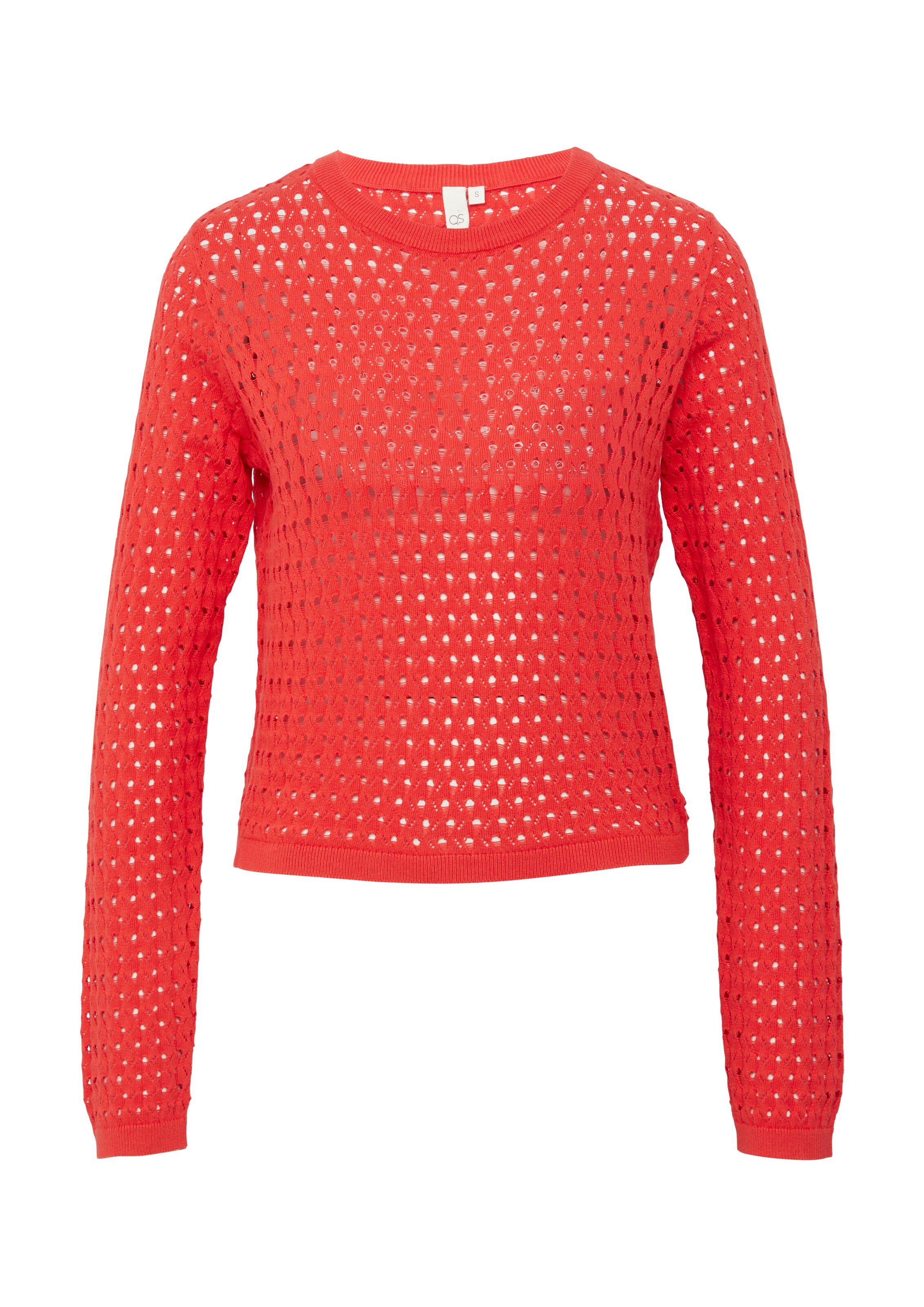 QS Pullover in Rot: Vorderseite