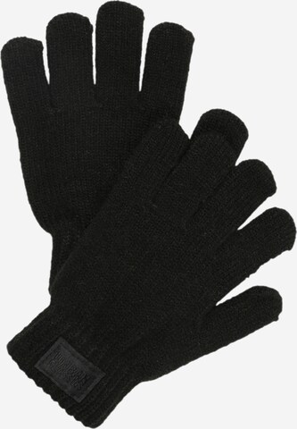 Urban Classics Gloves in Black: front