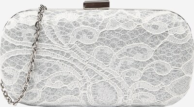 Clutch mascara pe crem / alb, Vizualizare produs