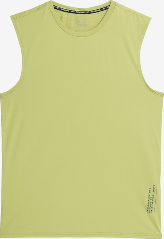 4F - Camiseta funcional en amarillo: frente