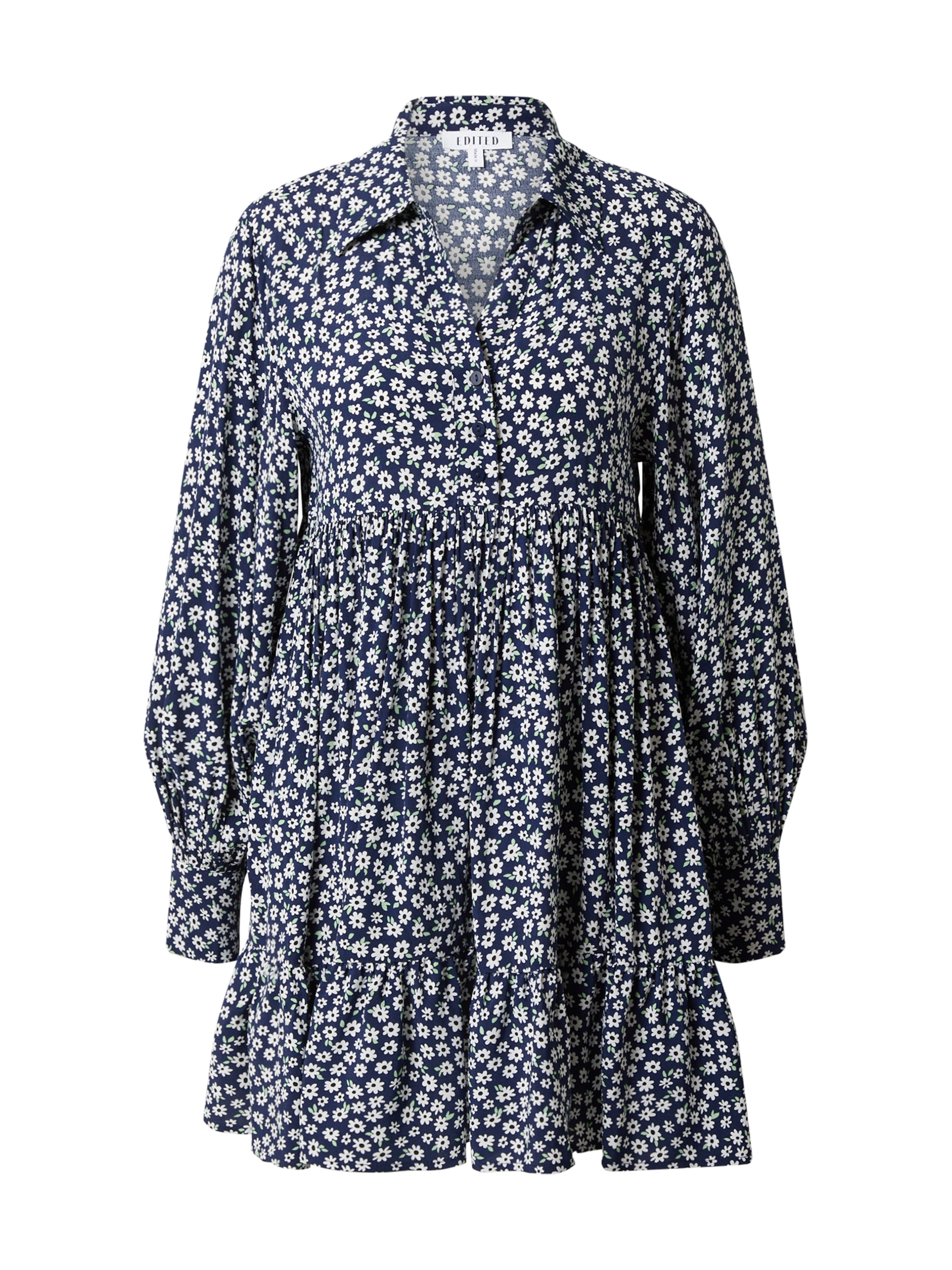 EDITED Shirt Dress 'Camella' in Blue: front