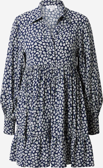 EDITED Blusenkleid 'Camella' in blau / weiß, Produktansicht
