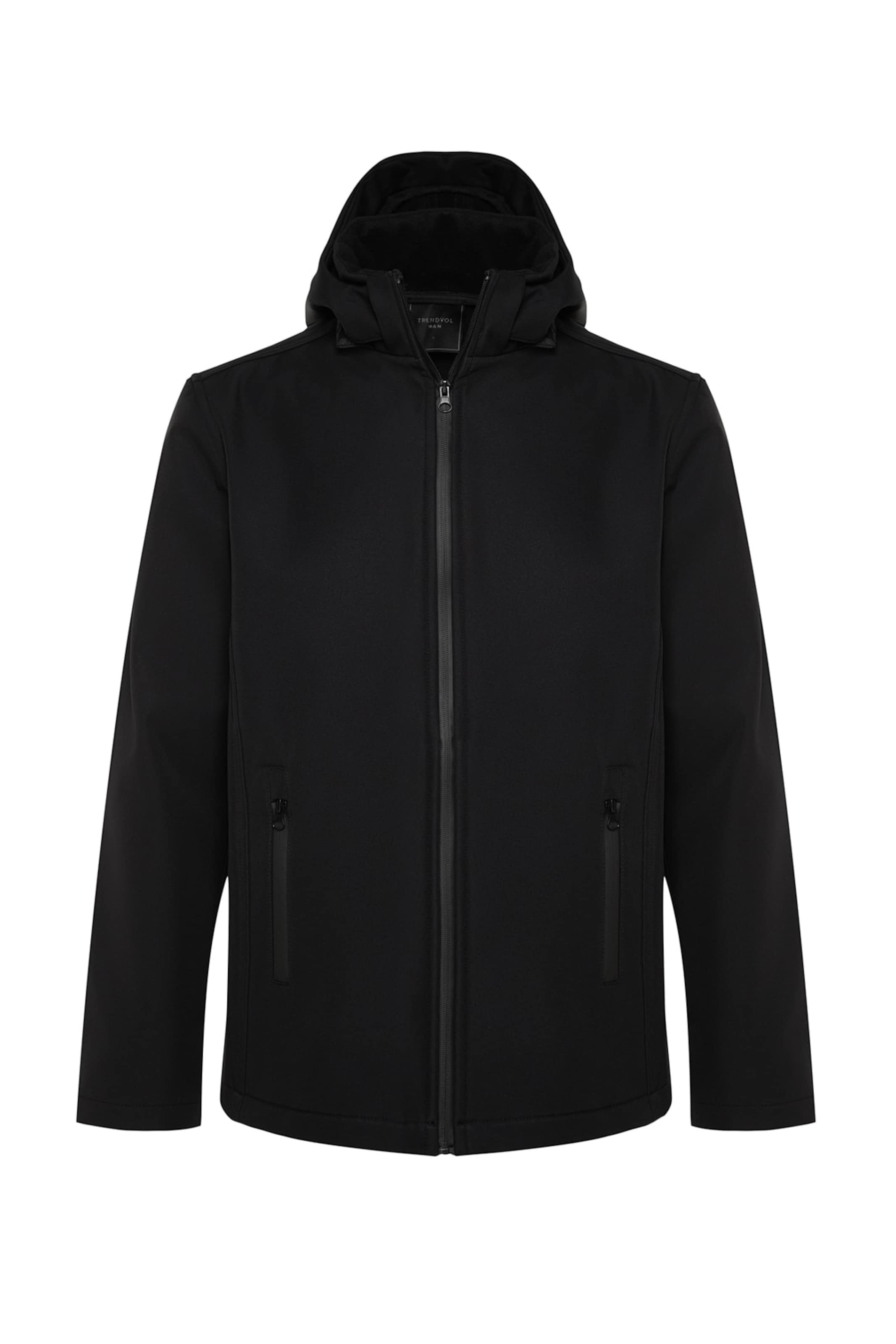 Trendyol Between-Season Jacket in Black: front