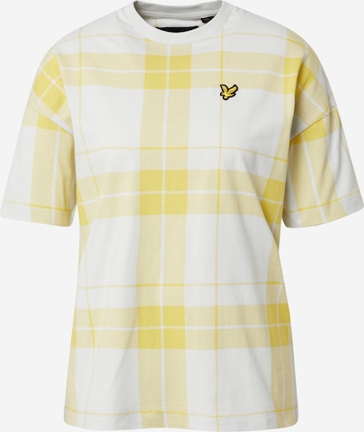 Tricou Lyle & Scott pe albastru deschis / galben / alb, Vizualizare produs
