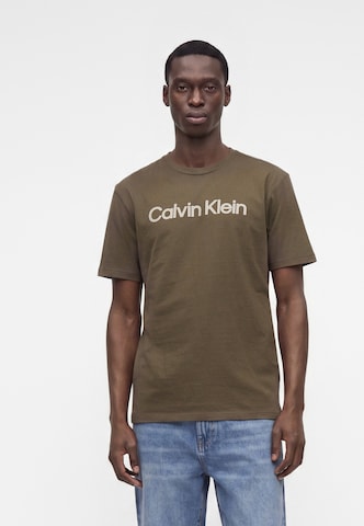 Maglietta di Calvin Klein in verde: frontale