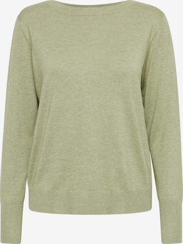 PULZ Jeans Sweater 'SARA' in Green: front