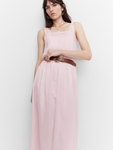MANGO Лятна рокля 'NUBE' в розово