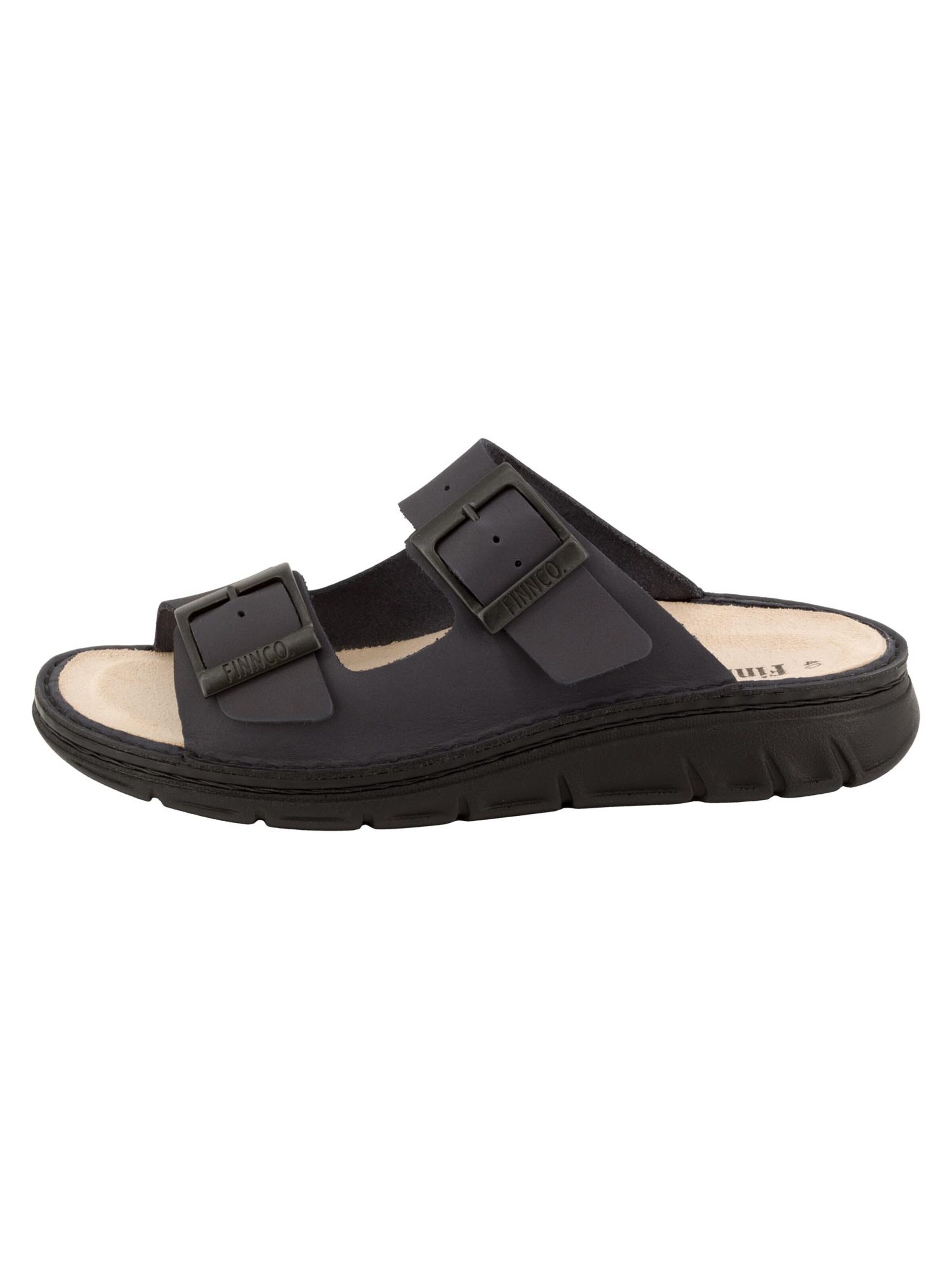 Finn Comfort Muiltjes in Blauw: voorkant