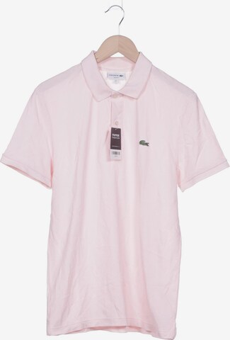 LACOSTE Shirt in L in Pink: front