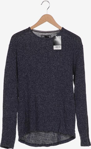 !Solid Sweater & Cardigan in M in Blue: front