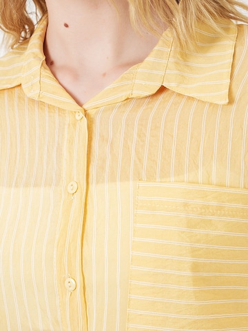 Camicia da donna di Bigdart in giallo