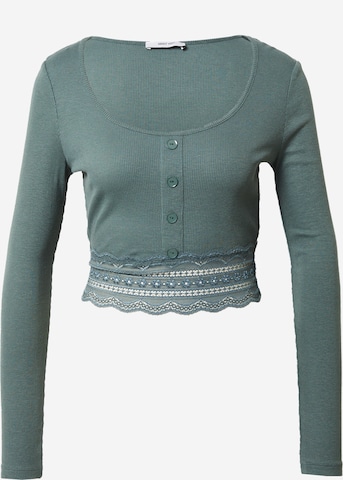 ABOUT YOU Shirt 'Ivana' in Groen: voorkant